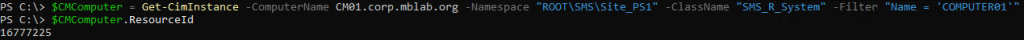 Pretty straight forward, not much different than using Get-WMIObject.